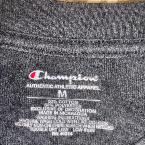 OLE MISS Champion brand logo Women’s longsleeve T-Shirt size medium M - Picture 7 of 9